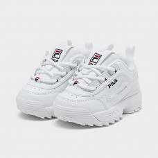 Tênis Infantil FILA Disruptor 2 Premium Branco Clássico